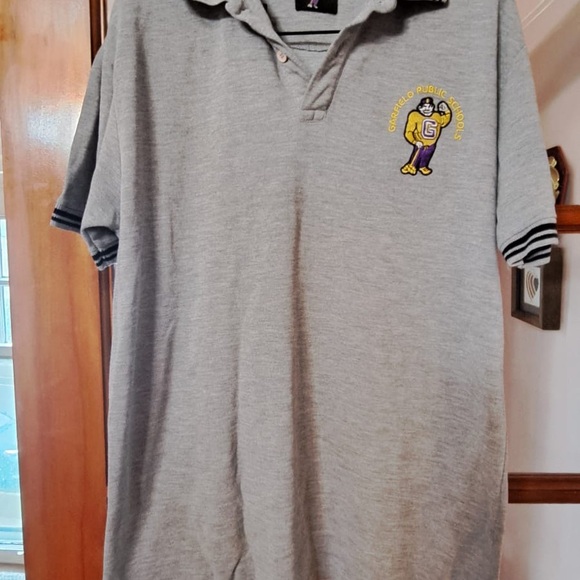 Garfield Middle School Polos (2) + Ben Hogan Khaki Pants 30x30 - Picture 1 of 10